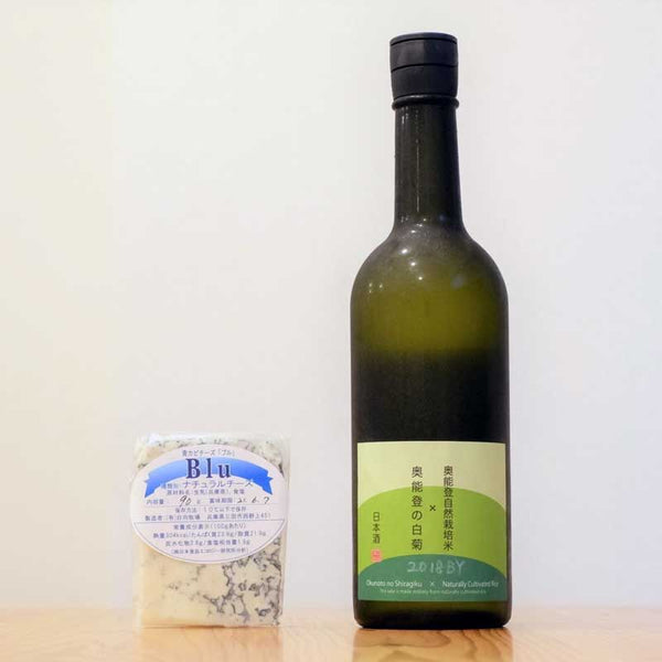 Cheese and sake pairing set (Blue Cheese C)