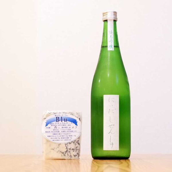 Cheese and sake pairing set (Blue cheese A)